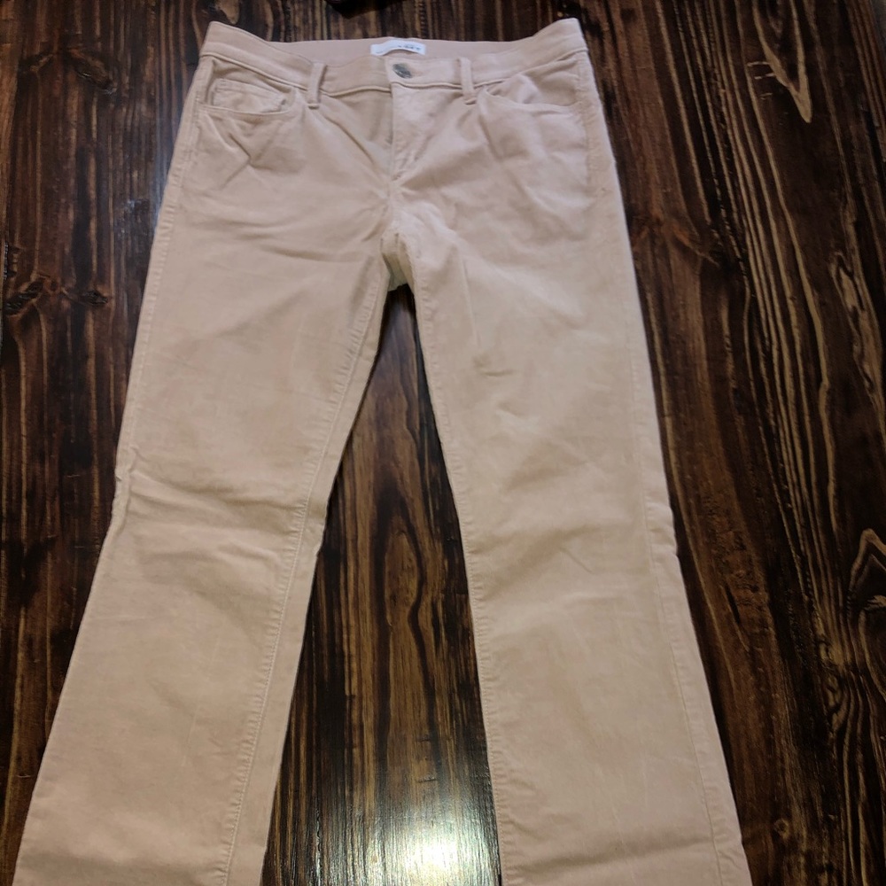 Corduroy pink pants